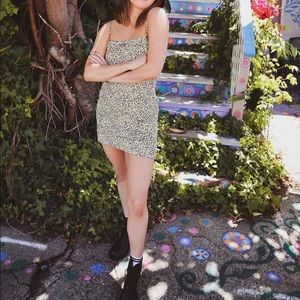 Volcom leopard print dress